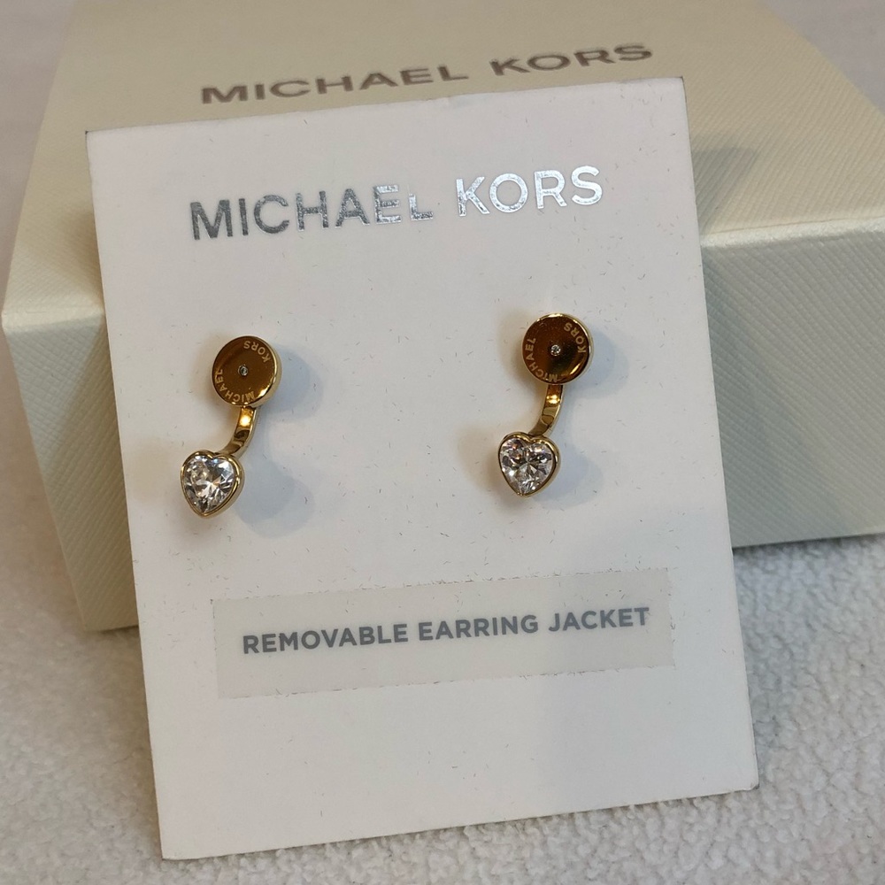 Michael Kors gold-tone stud earrings